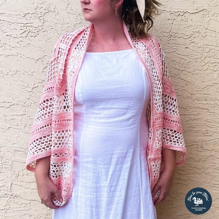 Daphne Floral Lace Cardigan Crochet Pattern Stunning Flower Square