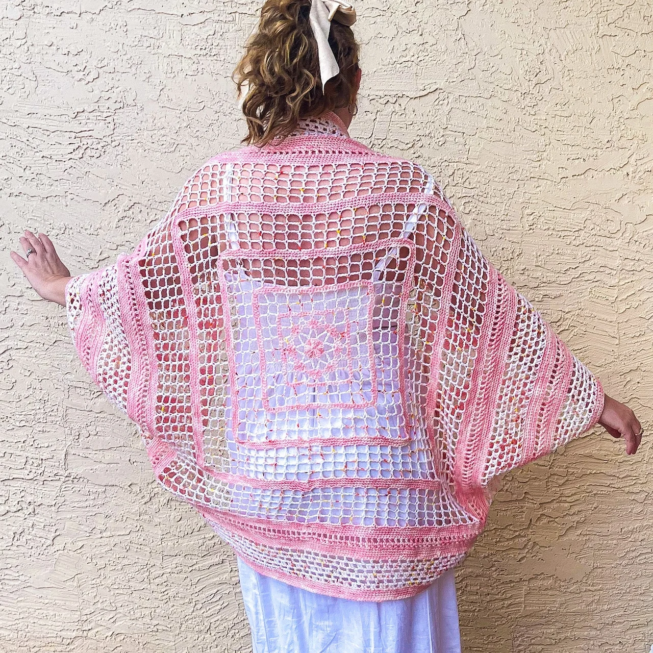 Daphne Floral Lace Crochet Cardigan