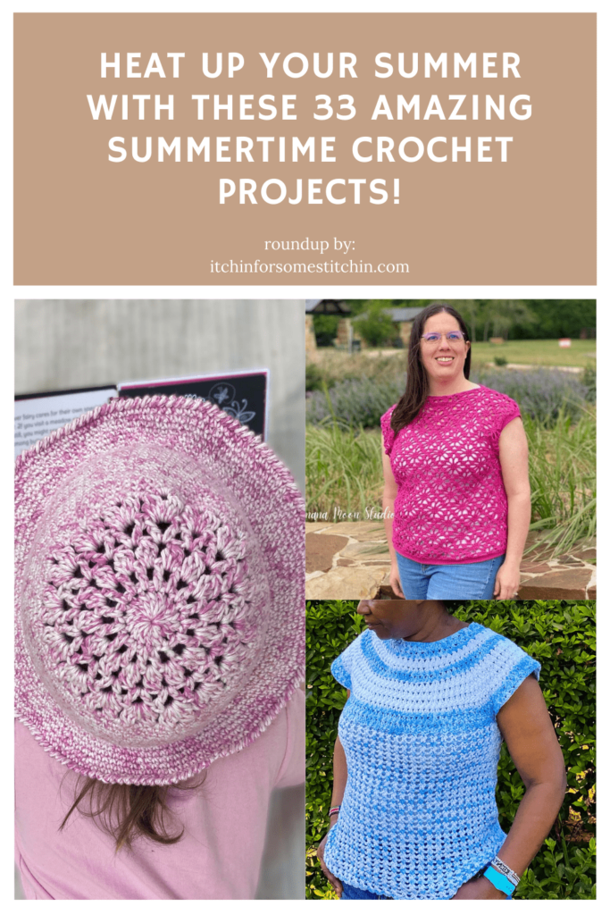 33 Summer Crochet Patterns - roundup by Itchinforsomestitchin