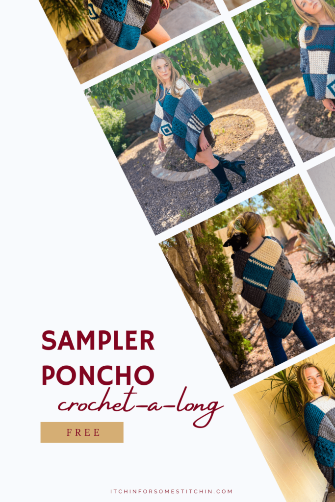 Sampler Poncho CAL Pinterest Pin