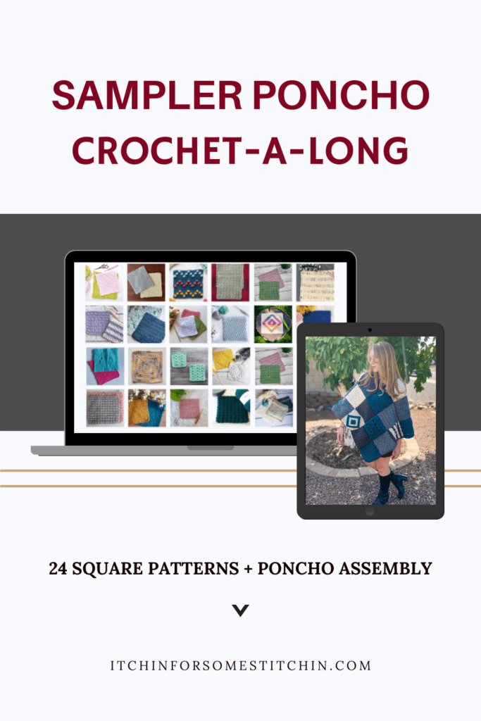 Samper Poncho Crochet-a-long Pinterest Pin