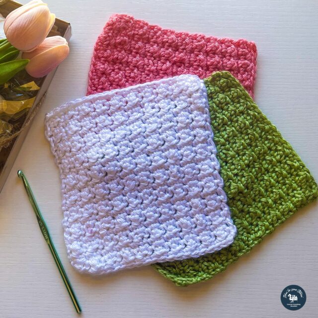 Crochet Seed Stitch Squares by Itchin' for some Stitchin'