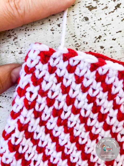 How to Crochet a Christmas Stocking