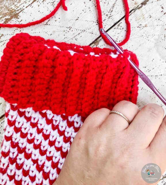 Crochet Christmas Stocking Free Pattern