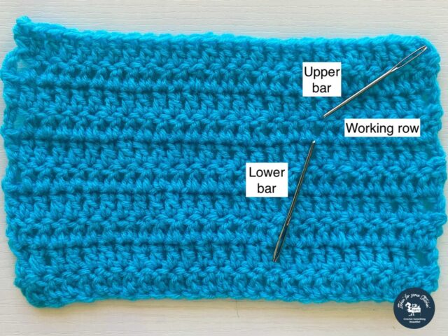 How to Crochet Ruffles_upper and lower bars