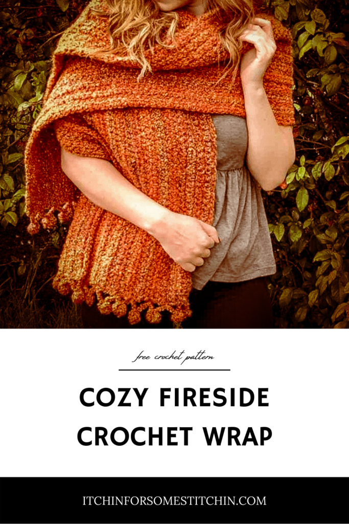 Cozy Fireside Crochet Wrap_Pinterest Pin 5