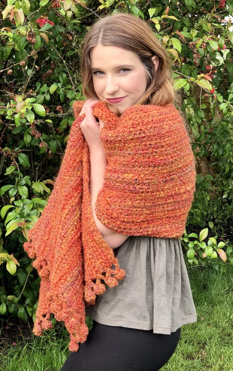 Free Crochet Wrap Pattern by Itchin' for some Stitchin'