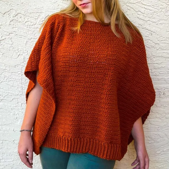 Crochet Poncho Pattern by Itchin' for some Stitchin'