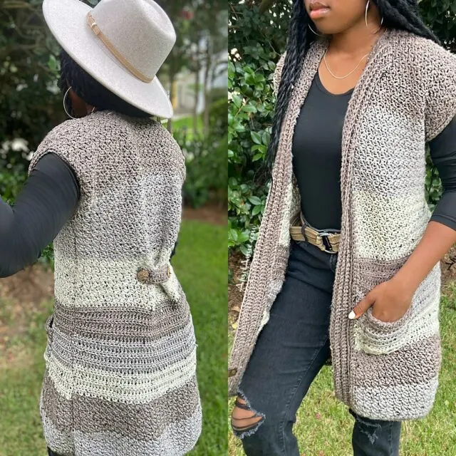 Petra Vest Pattern Crochet Vest: Crochet pattern