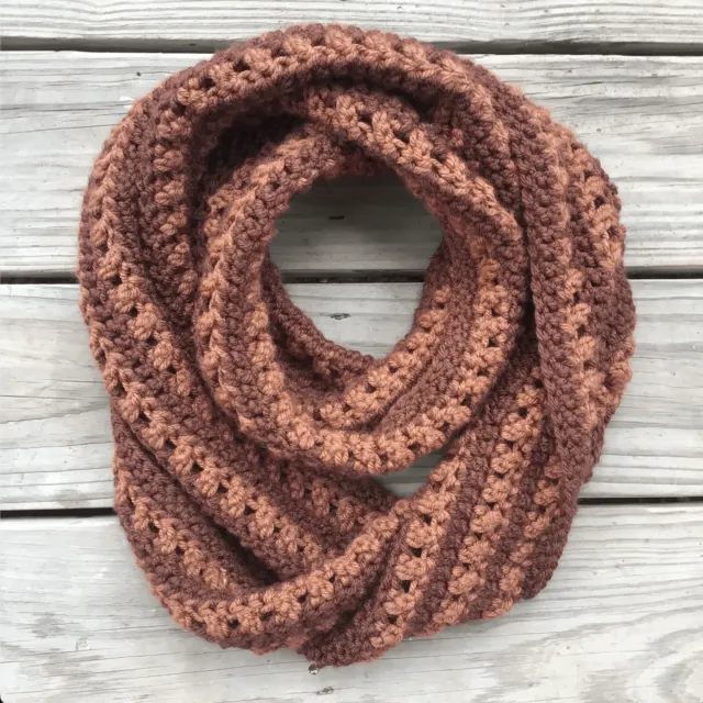 Double Cross Crochet Scarf