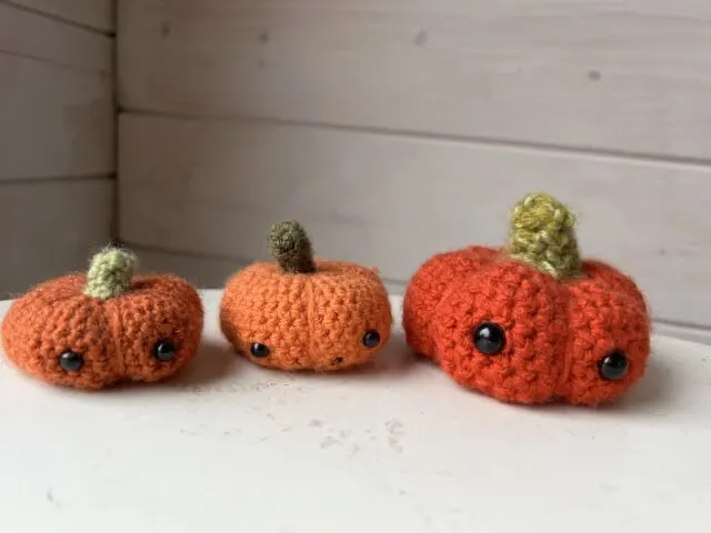 Percy the Mimi Crochet pumpkin
