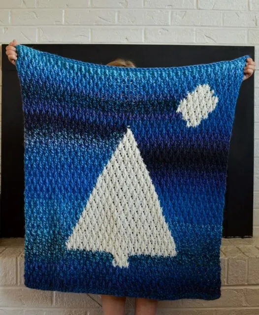 Moonshadow Crochet Baby Blanket