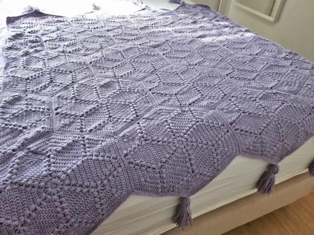 Diamonds Crochet Blanket by Made by Gootie