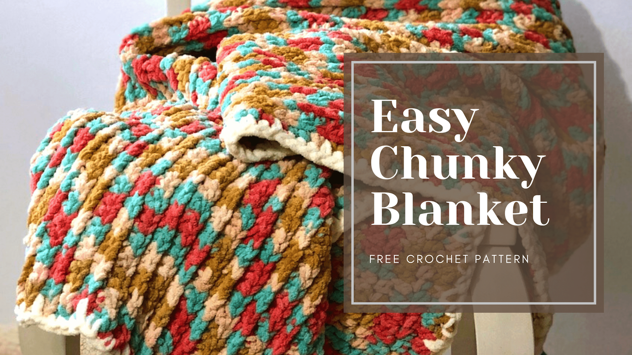 Make in a Day Crochet Chunky Blanket ! So EASY 🤩 🧶 