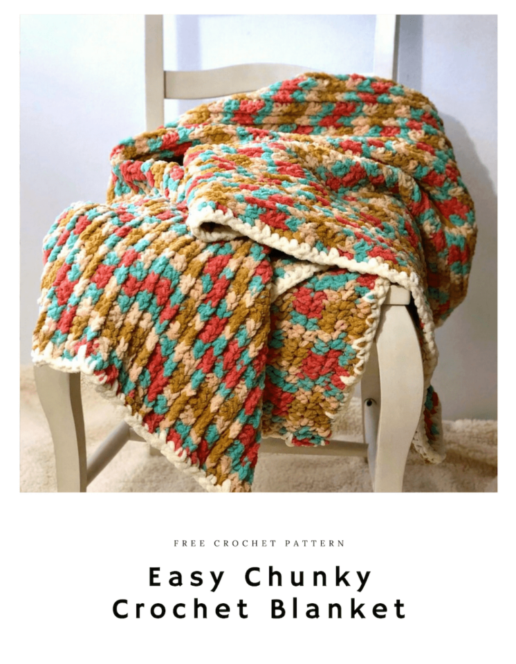 Ly's Blanket: Free Crochet Pattern For A Cozy Chunky Blanket