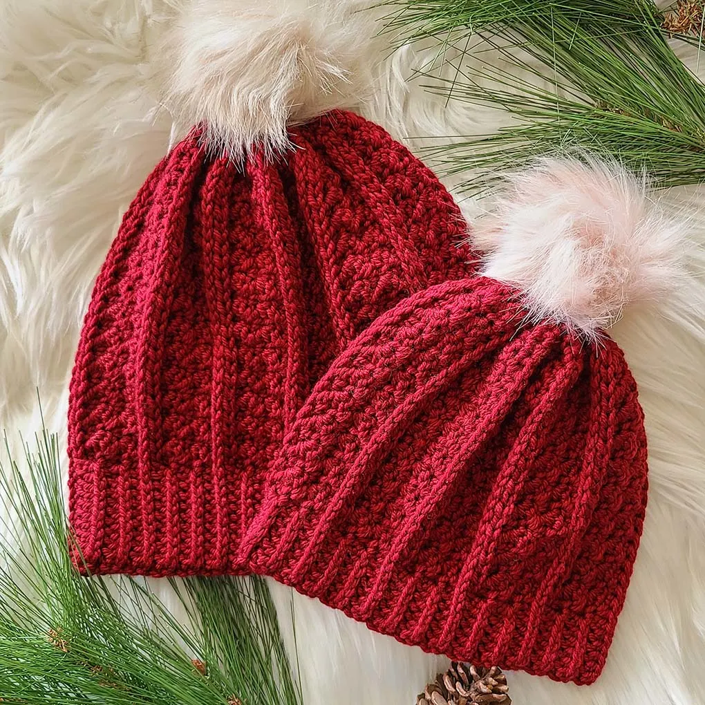 The Hazel Crochet Beanie by The Loophole Fox