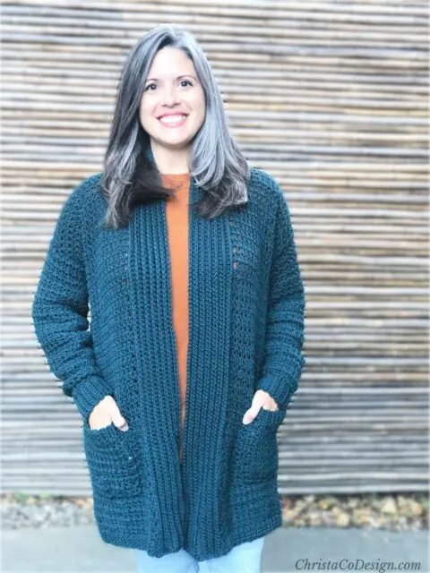 Hygge Homebody Crochet Cardigan by Christa Co. Designs