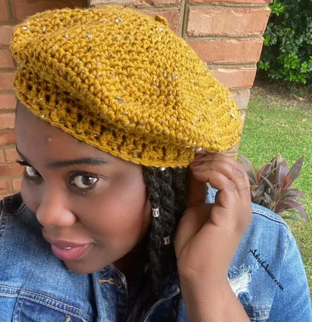 Sunburst Crochet Beret by Ahsel Anne