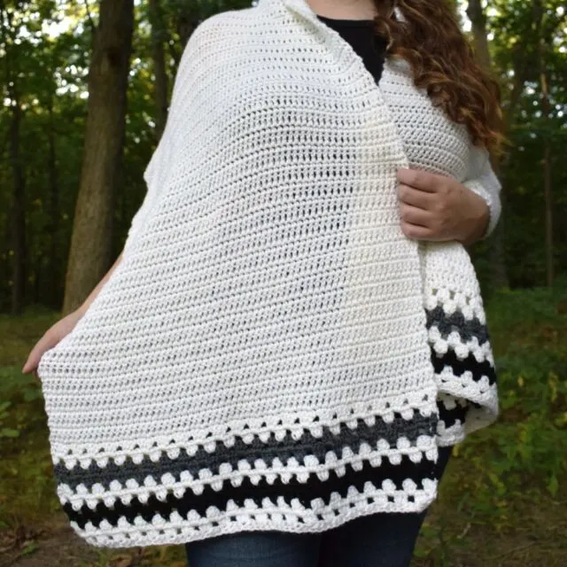 Frankie Wrap - Free Crochet Pattern - Hooked Hazel