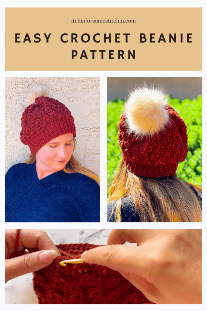 Easy Crochet Beanie Pattern_pin 2