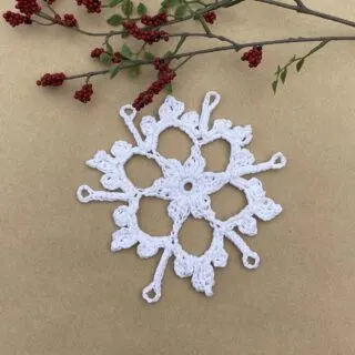 Crochet Snowflake 11 - Silent Nightflake