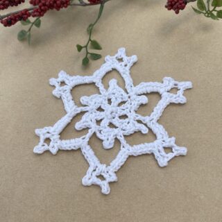 Crochet Snowflake One - Crystal Lace