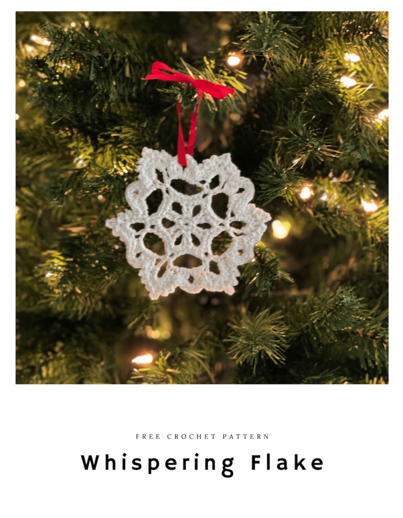 Crochet Snowflake 6 - Whispering Flake