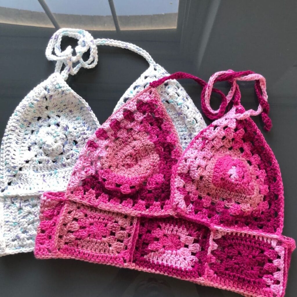 Granny Merge Crochet Bralette by Me N' My Hook