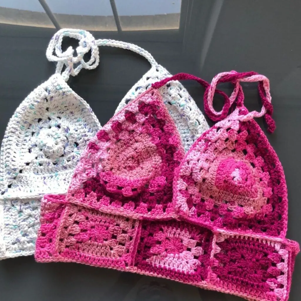 Granny Merge Crochet Bralette by Me N' My Hook