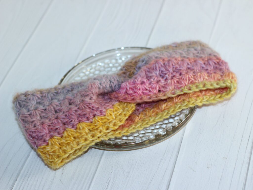 Knotted Crochet Headband by Three Fates Creations