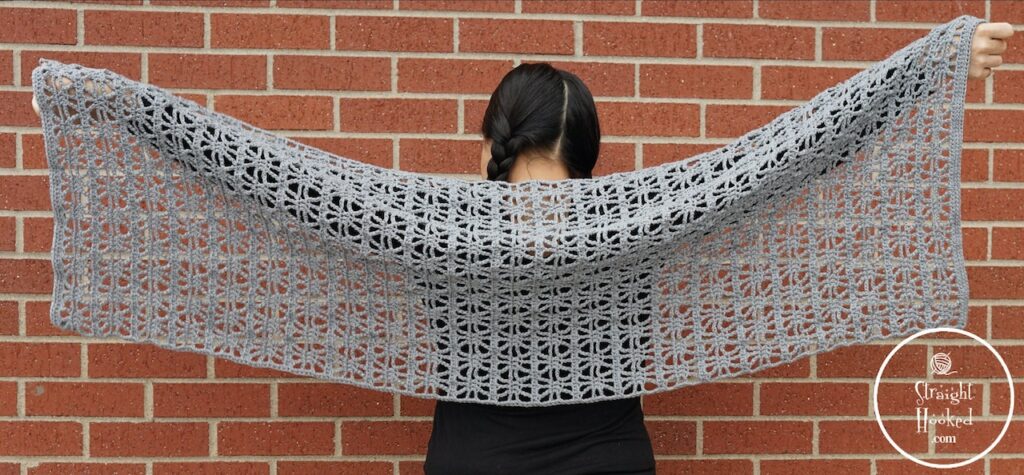 Practical Pashmina Crochet Wrap by Straight Hooked