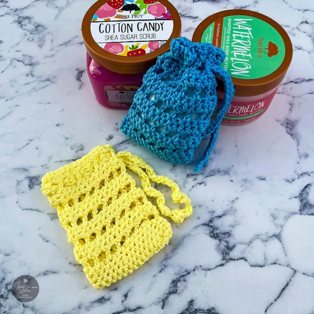 Free Bobble Stitch Crochet Soap Saver Pouch – Savlabot