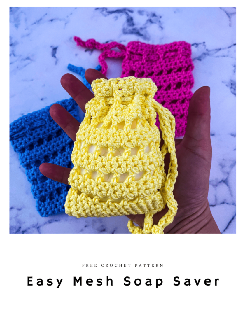 Easy Crochet Soap Saver Free Pattern Keep Your Soap Dry and Lasting