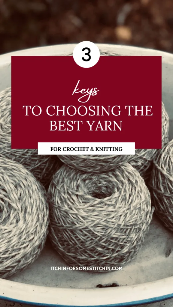 How to Choose Yarn for Crochet and Knitting_pin 1