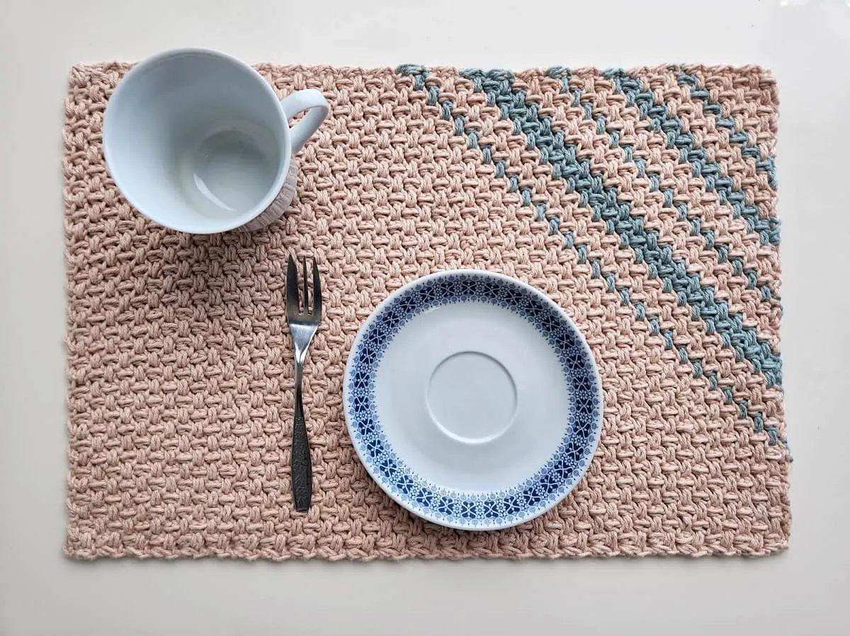 Seashore Crochet Placemat - Made by Gootie