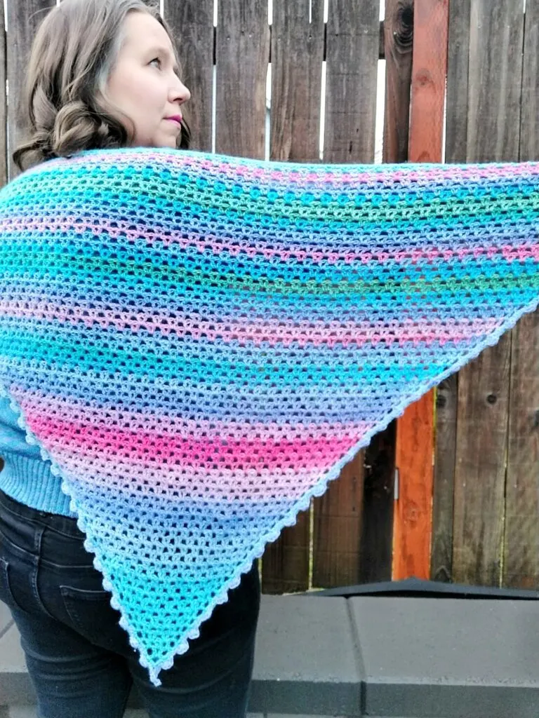 All Strung Together Crochet Shawl - Bliss This