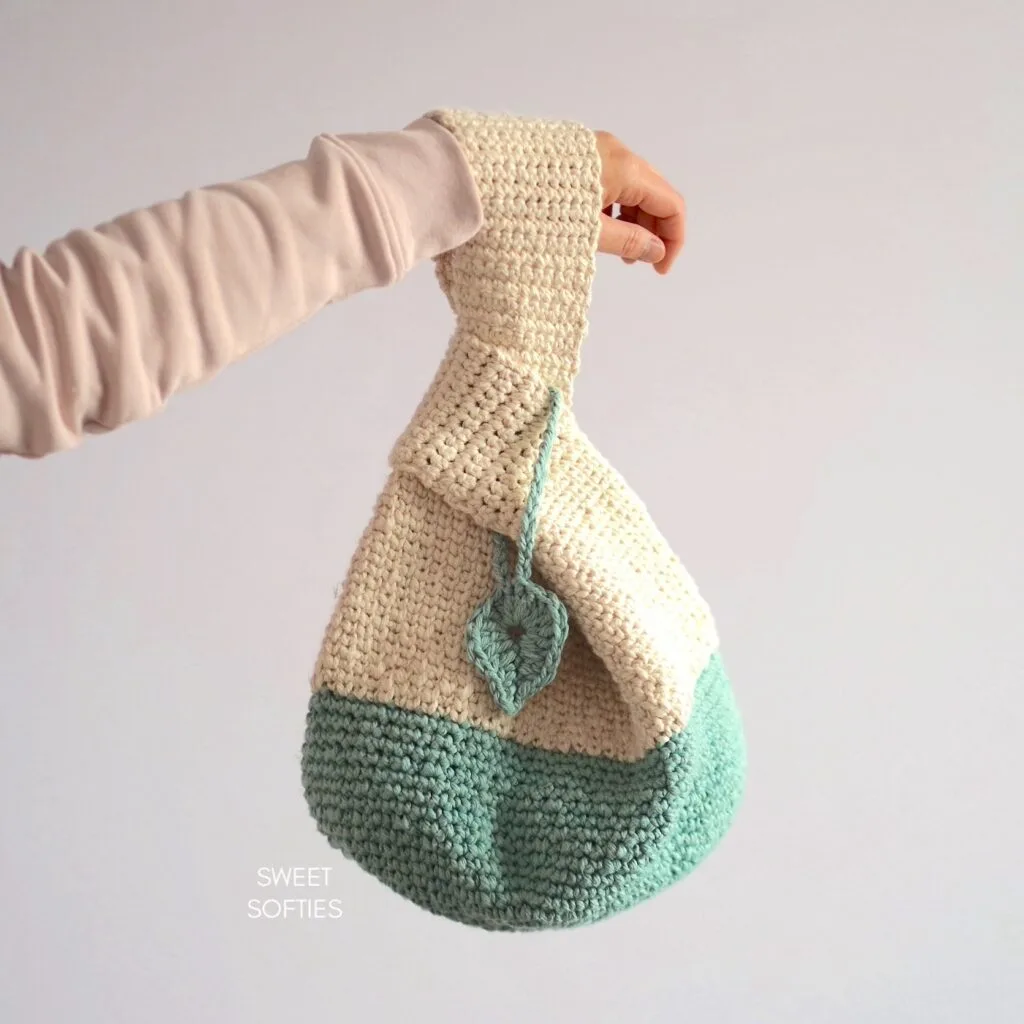 Botanical Japanese Crochet Knot Bag - Sweet Softies