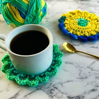 Early Morning Crochet Coaster Pattern