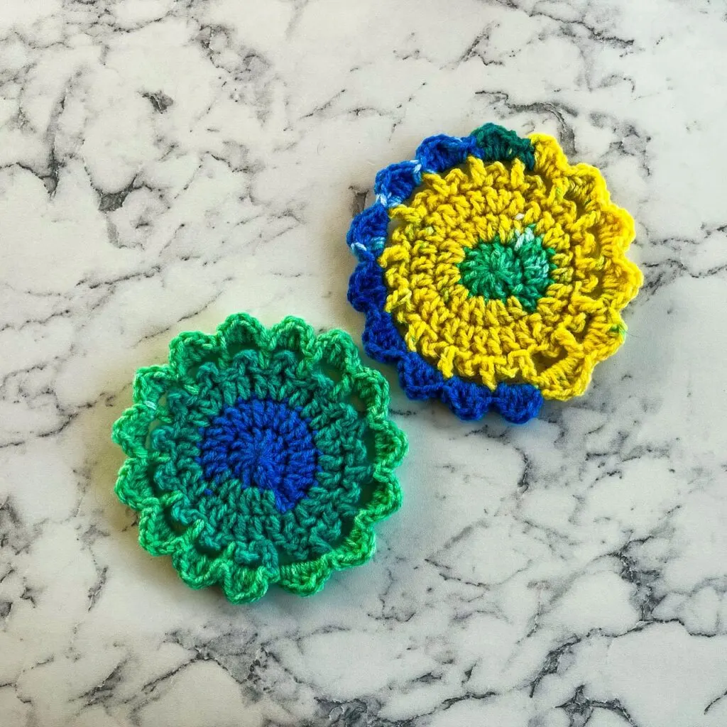 Early Morning Crochet Coaster Free Pattern