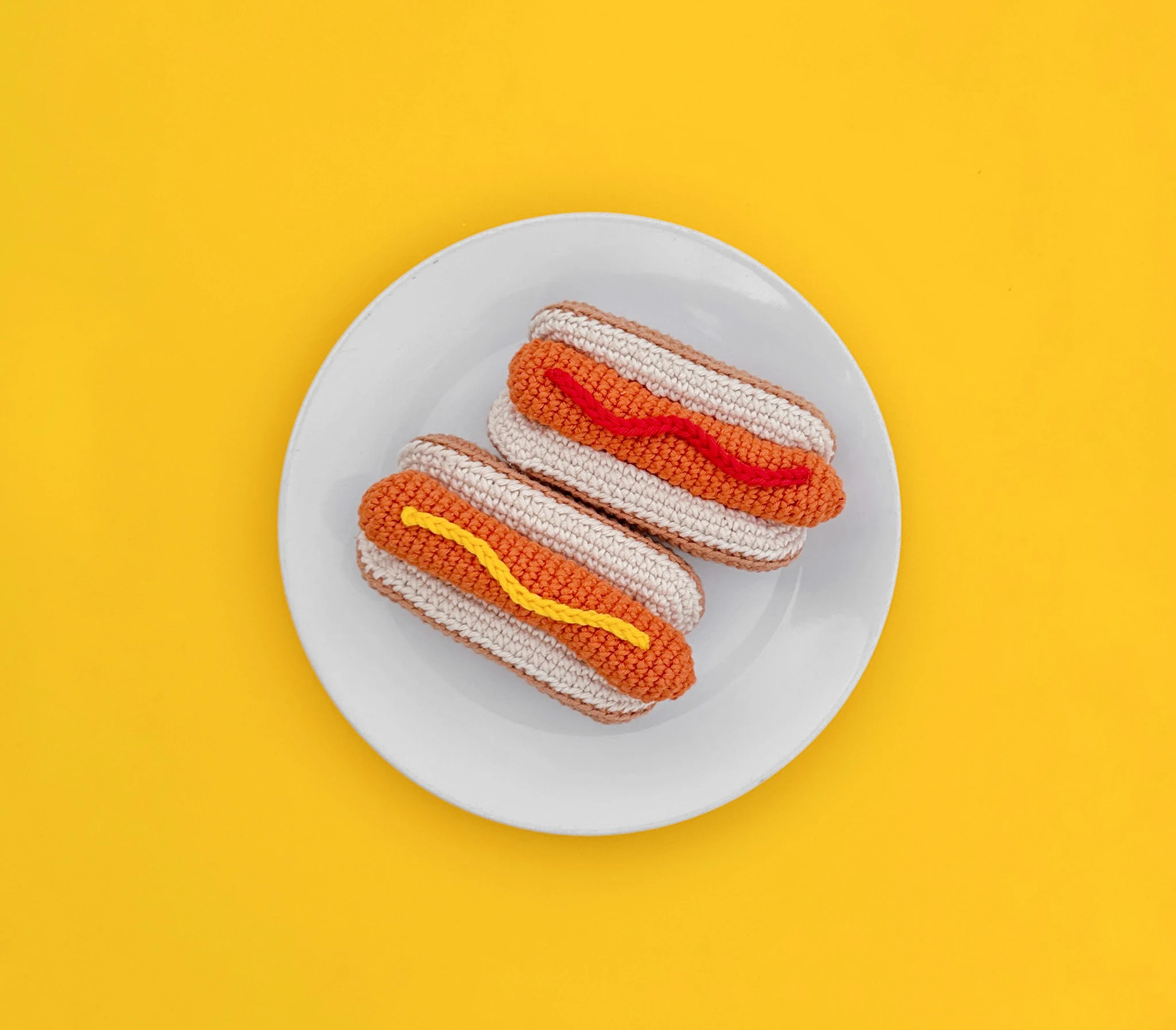  Crochet Hot Dogs - Curious Papaya