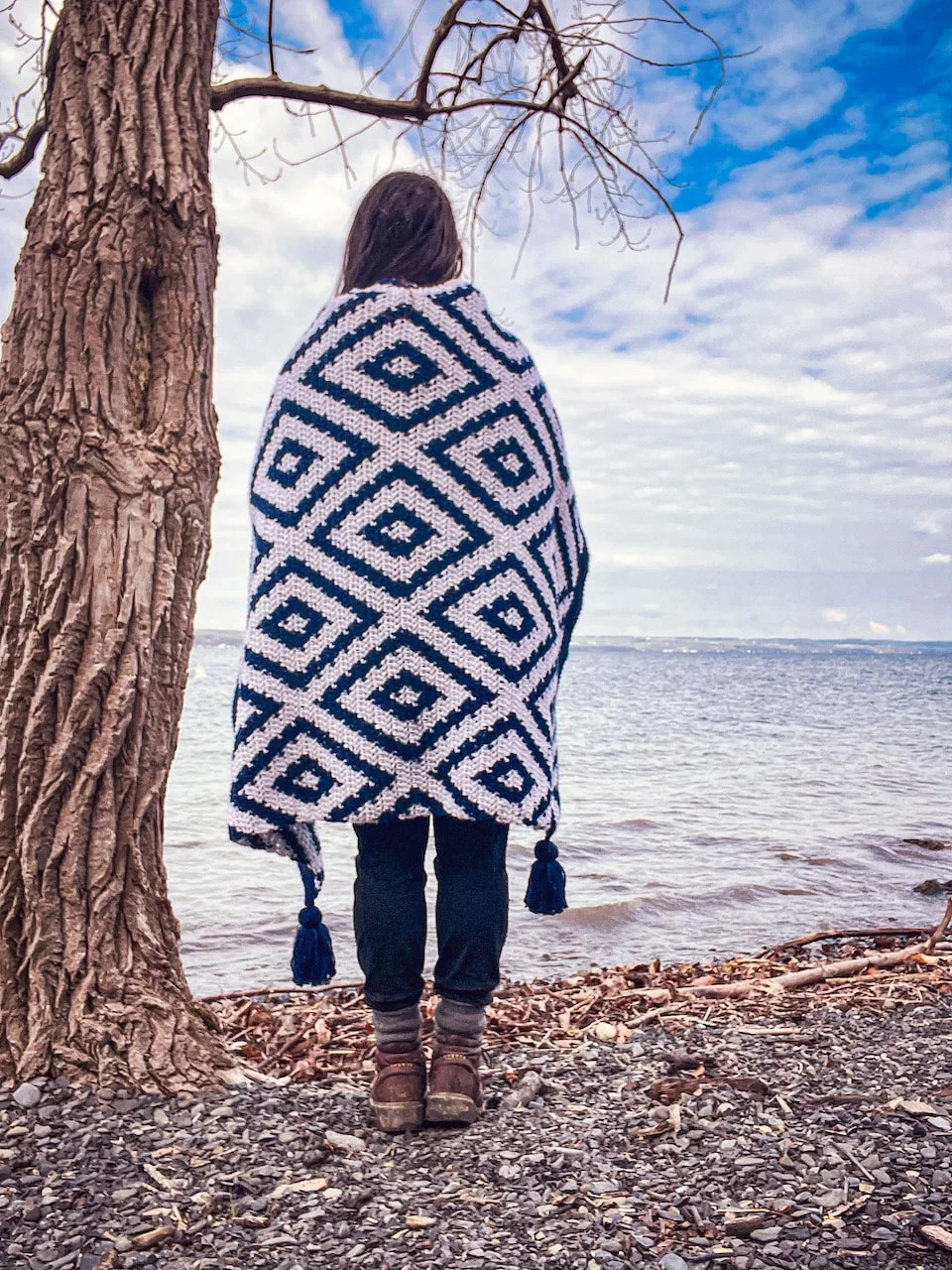Lakeside Crochet Blanket - Spotted Horse Design Co