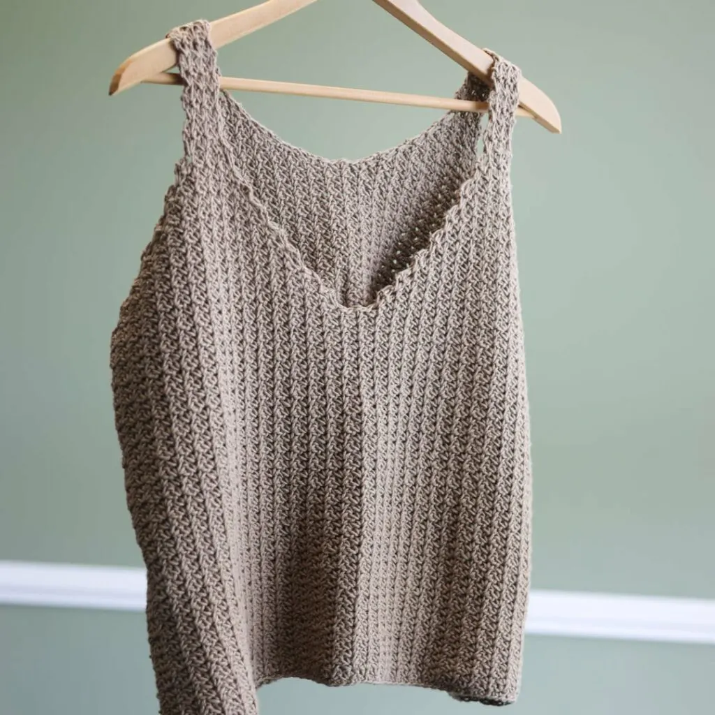 Spider Stitch Crohet Cami - Salty Pearl Crochet