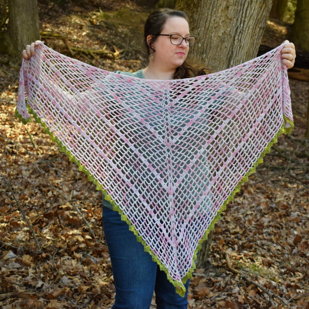 Crochet Lace Shawl - Simply Hooked by Janet