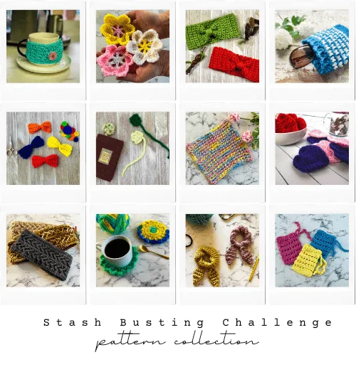 Crochet Stash Busting Challenge Patterns