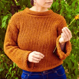 Crochet Knit Look Sweater