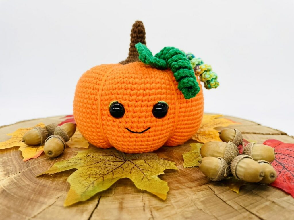 Pip the Amigurumi Pumpkin by Cuddly Stitches Craft