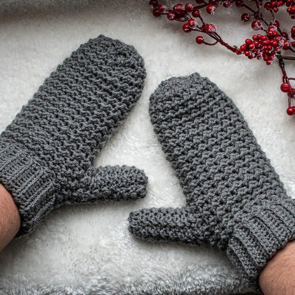 Crochet Mittens by Sunflower Cottage Crochet