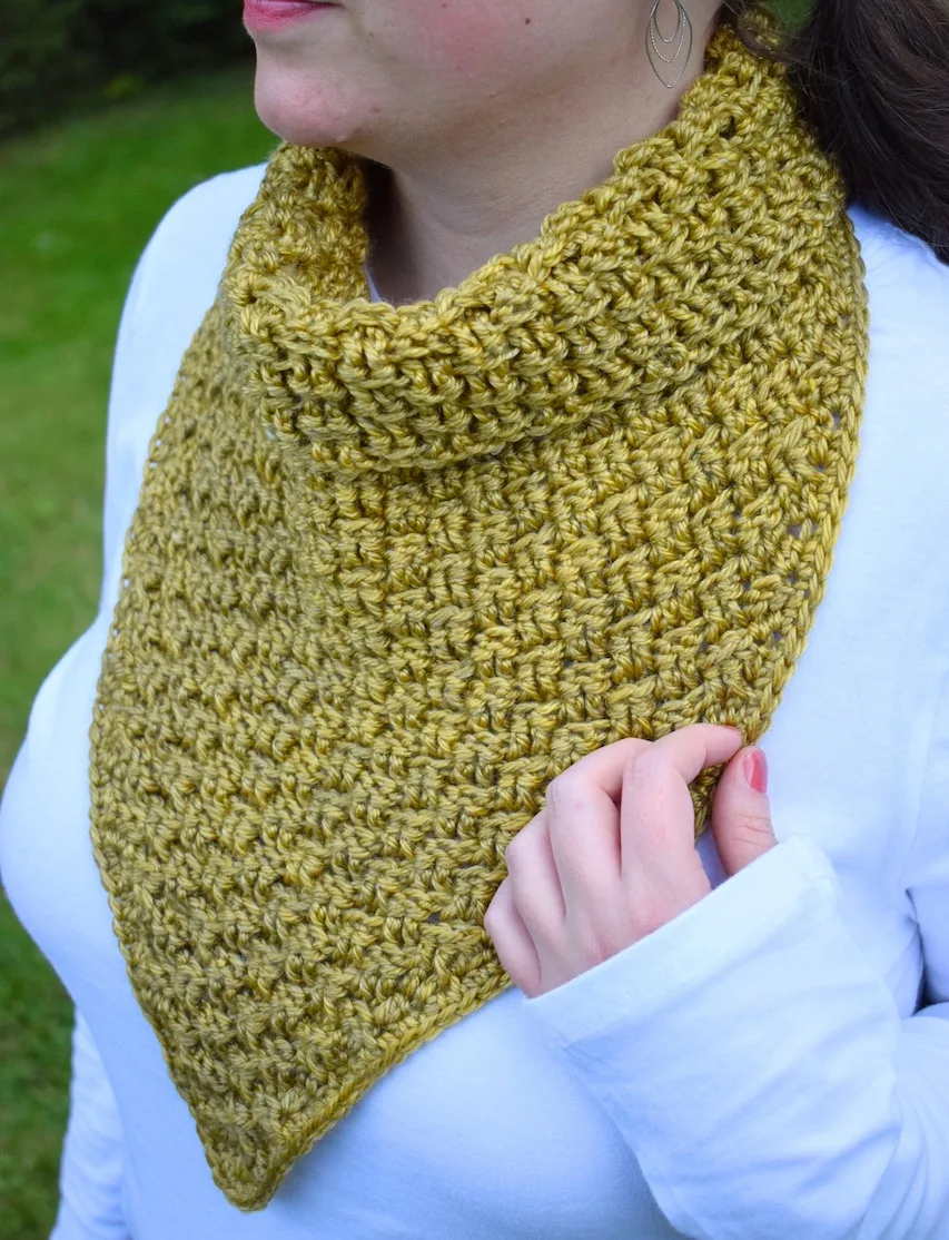 Crochet Basketweave Cowl by Simply Hooked by Janet