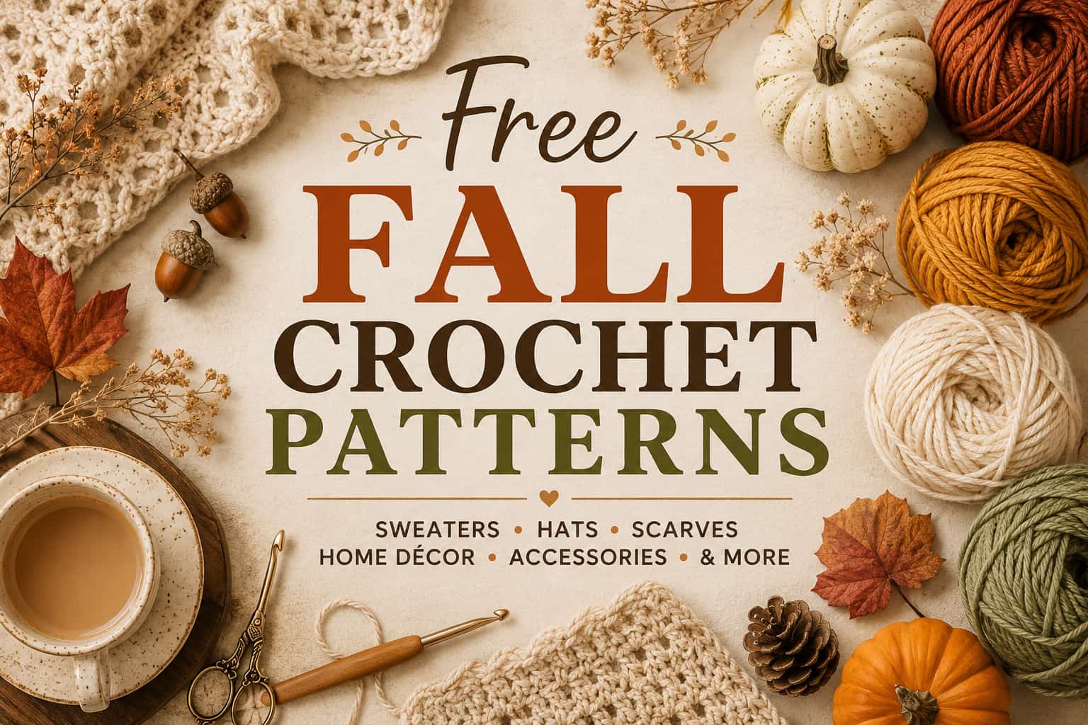Free Fall Crochet Patterns