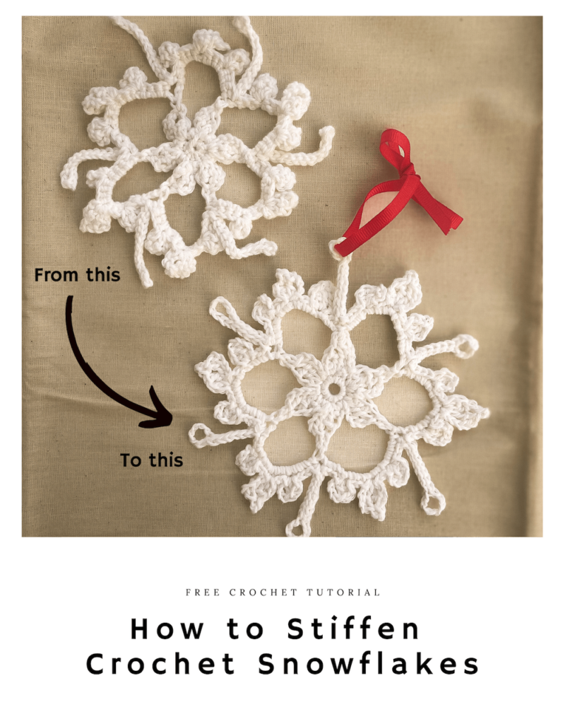 How to Stiffen Crochet Snowflakes_banner